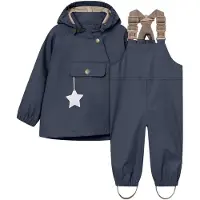 Mini A Ture Regenkleidung m. Träger - PU - MatWainis - Ombre Blu - - 2 Jahre (92) - Regenkleidung
