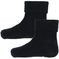 Minymo Baby rib Sock w. ABS (2-pack) dark navy (778) 23\\26