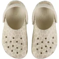 Crocs Classic Animal Glitter Hausschuhe, Almond Tint, 28-29