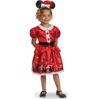Disguise Klassisches Weihnachts-minnie-maus-kleinkindkostüm