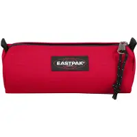 Eastpak Benchmark Single Scarlet Red, Weiches Federmäppchen, Nylon, Rot, Einfarbig, Scarlet Red, Reißverschluss