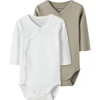 Name it Body - l/ä - 2er-Pack - Noos - NbnBody - Reines Kaschmir - - 50 - Body L/Ä