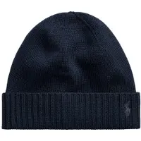 Ralph Lauren Mütze - Wolle - Classics - Navy - - 43 cm - Mützen