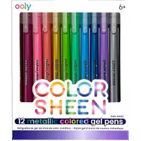 Ooly Filzstifte - Color Sheen Metallic Gel - 12 st. - - One Size - Filzstifte