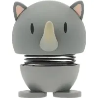 Hoptimist Soft Rhino - 7,6 cm - Grau - - One Size - Dekoration
