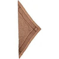 Lala Berlin Schal - Triangle Trinity Classic+ M - Beige - - One Size - Schals