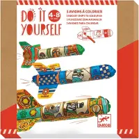 Djeco DIY Set, Flugzeuge – Lernspielzeug für Kinder