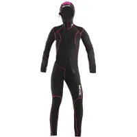 Seac Neoprenanzug - Resort Flex Lady 5 mm - Schwarz/Pink - - L - Large - Neoprenanzüge