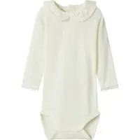 Name it Body l/ä - Wolle - Snow White - - 56 - Body L/Ä