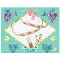 Djeco Schmuckset - Miyuki Ente Hearts - - One Size - Kreatives Spielset