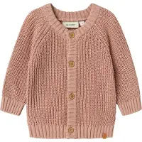Lil´ Atelier Baby Pullover & Cardigans Nbnemlen Ls Knit Card Lil Noos - Lichtroze - Größe 56