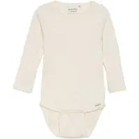 Minymo Body l/ä - Rib - Seedpeel - - 74 - Body L/Ä
