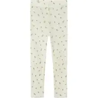 Name it Leggings - Wolle - Noos - NmfWang - Snow White/Small flo - - 4 Jahre (104) - Leggings - Wolle