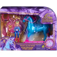 Unicorn Academy - Train and Glow River mit Isabel Set (mit Leuchtfunktion und Trainingszubehör)