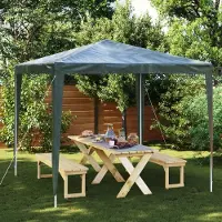 Prolenta Maison Exclusive - Profi-Partyzelt 2,5×2,5 m Grün 90 g/m²