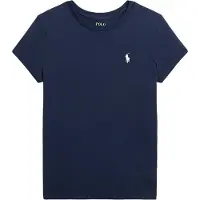 Ralph Lauren T-Shirt - Newport Navy m. Weiß - - 7 Jahre (122) - T-Shirts
