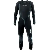 Seac Sub Neoprenanzug - Alfa Lady 5 mm - Schwarz/Türkis - - S - Small - Neoprenanzüge