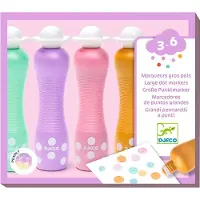 Djeco Punktmarker - 4 st. - Perlmutt - - One Size - Buntstiftsets