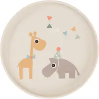Done by Deer - Foodie Teller - Celebration Sand - Ø20 x H2 cm