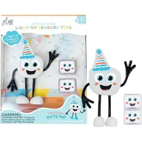 Glo Pals Figur/Sinneswürfel m. Licht - Party Pal - Weiß - - One Size - Badespielzeug