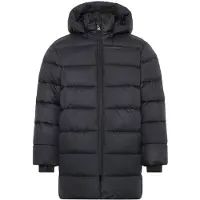 Didriksons Steppjacke - Scoria K Parka - Schwarz - - 130 - Daunenjacken