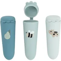 Done by Deer Dotti Eiscreme-Form Silikon 3er-Pack, Blue