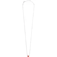 Design Letters Halskette - Klein BIG Love - Silber/Rot - - One Size - Schmuck