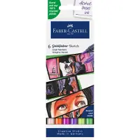 Faber-Castell Filzstifte - 6 st. - Goldfaber Sketch - Graphic No - - One Size - Filzstifte