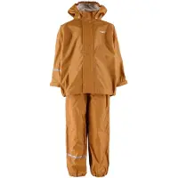 CeLaVi Kinder Celavie Uni PU Basic Regenkleidung Set Buckthorn Brown