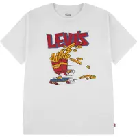 Levi's LVB Fries On The Loose T-Shirt, Bright White, 164