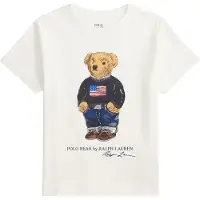 Ralph Lauren T-Shirt - White Core Bear - - 8 Jahre (128) - T-Shirts