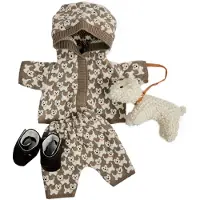 Smallstuff - Doll clothing, sweat suit with AO dogs, shoes and dog - (40010-45)