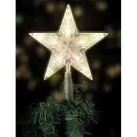 Spetebo Weihnachtsbaum Spitze / Timer - LED STERN - 10 LED - Batterie betrieben