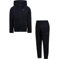 Nike Sweatset - Tech - Cardigan/Jogginghosen - Schwarz - - 3 Jahre (98) - Sweatsets