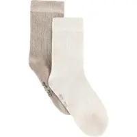 Minymo Thin Viscose Sock (2-pack) light taupe (225) 31\\34