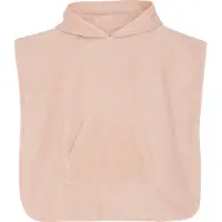 Pippi Baby Babywear Bademantel "Hooded Bath Poncho" in Rosa | Gr.: 104