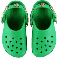 Crocs Sandalen m. Leicht - Holiday CGT - Gras Green - - 29/30 - Blinkschuhe