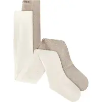 Minymo Socken - 2er-Pack - Taupe - - 140/146 - Strumpfhosen