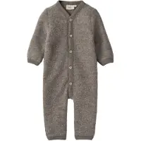 Wheat Overall - Wollfleece - Levi - Brown Melange - - 62 - Overalls