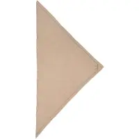 Lala Berlin Schal - 162x85 - Triangle Solid Logo M - Dune Bei - - One Size - Schals