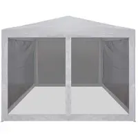 vidaXL "Winter Sale"Partyzelt mit 4 Mesh-Seitenwänden 3x3 m - Pavillons & Partyzelte - clorisNeu3770997