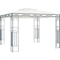 Syfax Pavillon 300 x 300 cm Cremeweiß