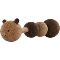 OYOY Rassel - Holz - Larve - Nature - - One Size - Rasseln