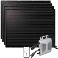 Revolt 4er-Set ultradünne Solarmodule (4x 215W) + 800-W-WLAN-Mikroinverter
