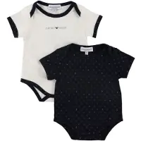 Emporio Armani Bodys k/ä - 2er-Pack - Aquile Blu - - 12 mt - Body K/Ä