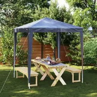 vidaXL Partyzelt 2x2 m Blau - Pavillons & Partyzelte CC26672