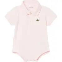 Lacoste Body k/ä - Piqué - Flamingo m. Logo - - 12 mt - Body K/Ä