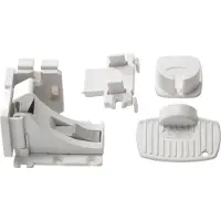 BabyDan Magnetverschluss Schrank 2er-Pack, White