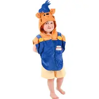 Den Goda Fen Kostüm Bamse 86-110 cm, Blau