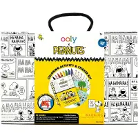 Ooly Peanuts Mal- und Sticker-Set - Kreatives Bastelset für Kinder